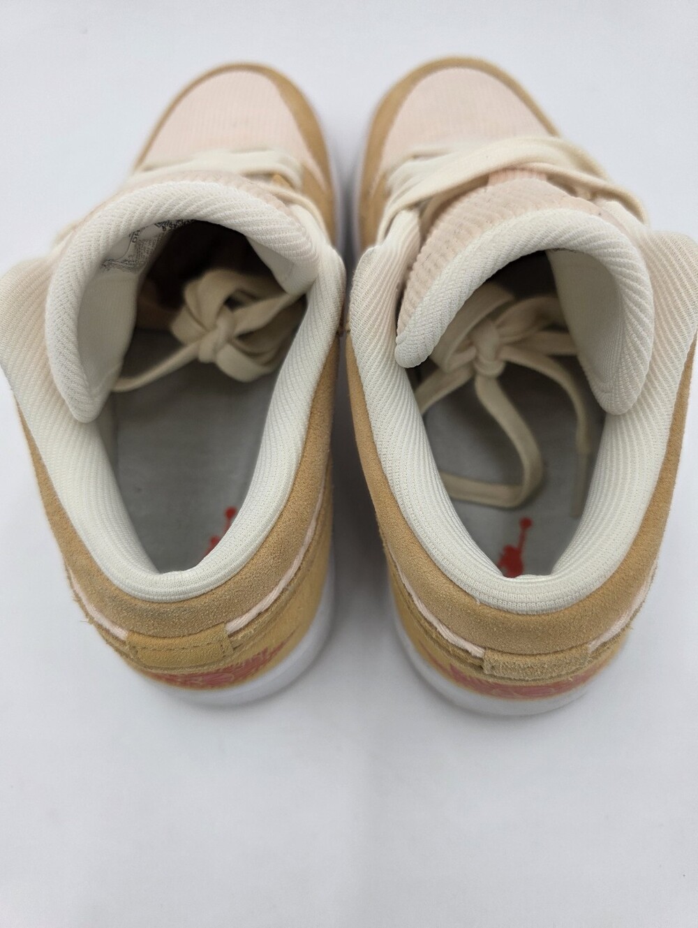 Nike Air Jordan 1 Low SE Twine Orange Corduroy Women's 7.5 DH7820-700 - Picture 7 of 9